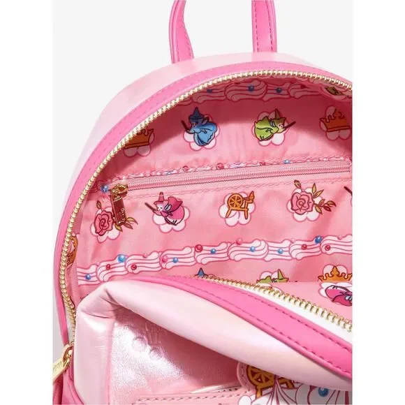 Loungefly Disney Sleeping Beauty Aurora Cake Mini Backpack display picture 2